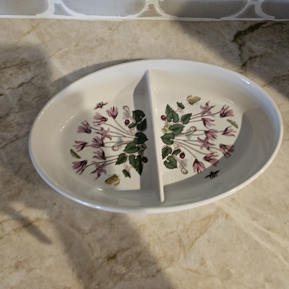 Botanic garden dish server dual